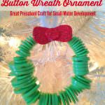 DIY Button Wreath Ornament