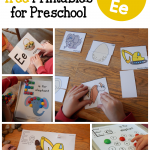 Letter E Activities