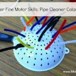 Develop Fine Motor Skills with Colander