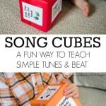 Music with Kids: Song Cubes and Finding the Beat